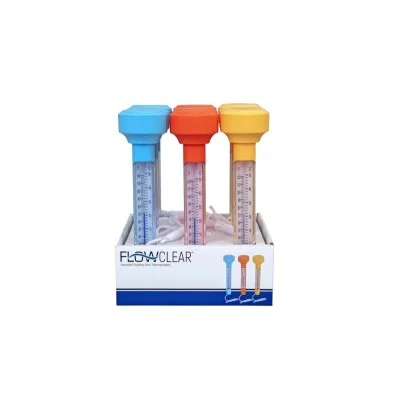 Bestway assorted floating pool thermometer w/pdq (contents:1 floating pool thermometer,assorted in 3 colors: orange, yellow, blue.)